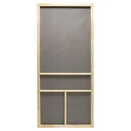 PRECISION 3950NA2668 Screen Door 80-1/2" H X 30" W Dogwood Natural Wood Wood Natural Wood