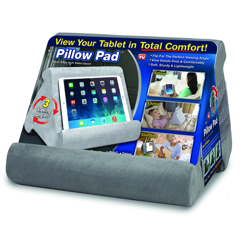 Pillow Pad PPADG-CD4 Tablet Holder As Seen On TV Cushioned Foam Assorted
