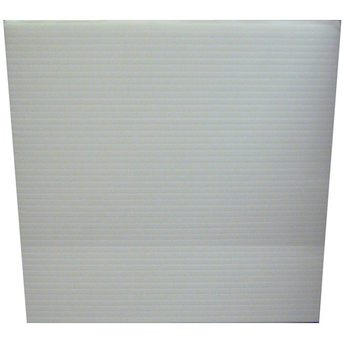 PLASKOLITE 1TW1824A Corrugated Plastic Sheet Single 18" W X 24" L X .157" T