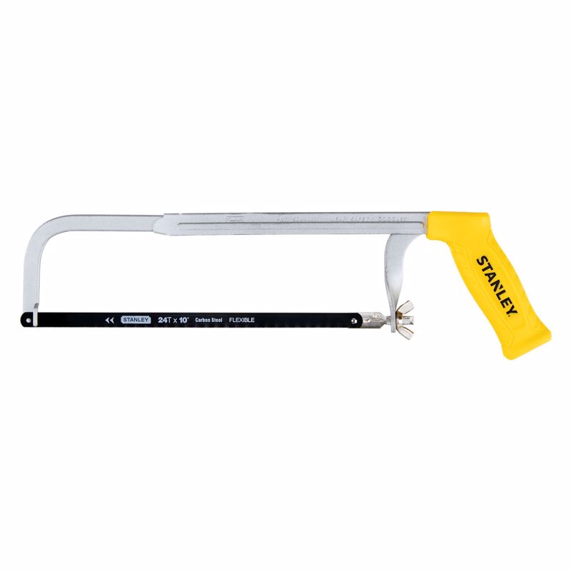 Stanley STHT14039 Adjustable Hacksaw 10" Steel Black/Yellow Black/Yellow