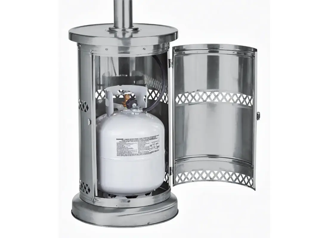 Living Accents SRPH33A-SS Patio Heater 48000 BTU Propane Stainless