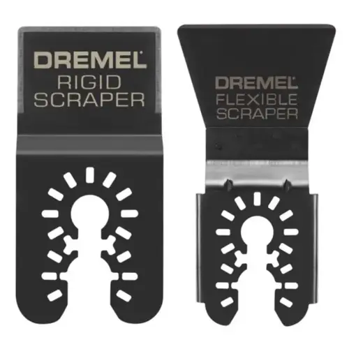 Universal Rigid & Flexible Scraper Oscillating Blade Assortment (2-Piece) Pair