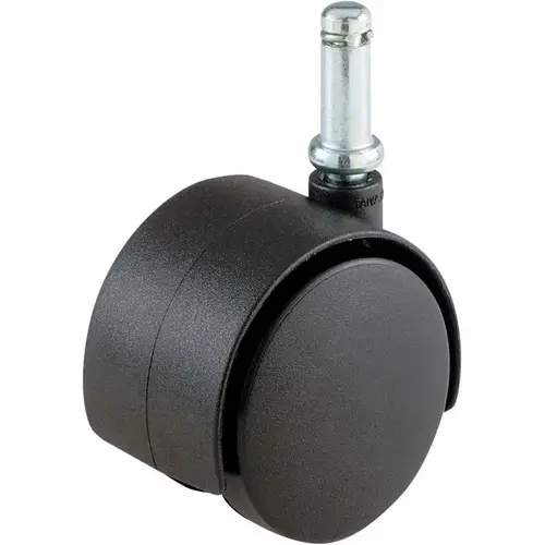 Shepherd Hardware 9673 Swivel Caster, 2 in Dia Wheel, Black, 75 lb