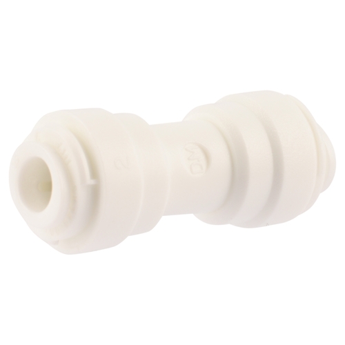 Coupling Push to Connect 5/16" PTC T X 1/4" D PTC Polypropylene