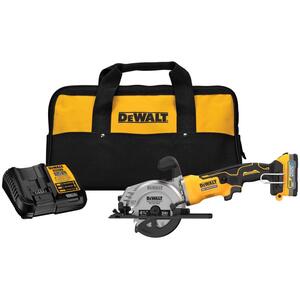 DEWALT DCS571E1 Circular Saw Powerstack 20 V 4 1 2