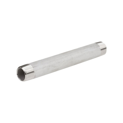 Nipple 1" MPT Stainless Steel 6" L