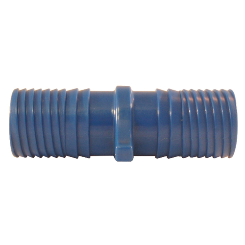 Coupling Blue Twister 1/2" Insert in to X 1/2" D Insert Acetal