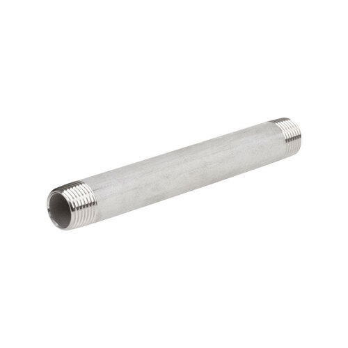 Nipple 1-1/4" MPT T Stainless Steel 6" L