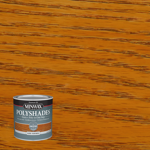 Minwax 214304444 Stain and Polyurethane Finish PolyShades Semi