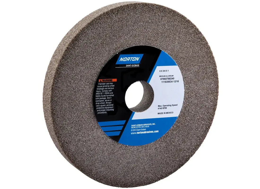 RinRin　0602 Norton 07660788240 Grinding Wheel, 6 in Dia, 1 in Arbor