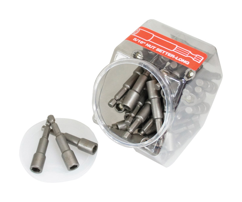 Best Way Tools 84065 5/16 In. x 2-1/2 In. Magnetic Nutsetter Bit Display