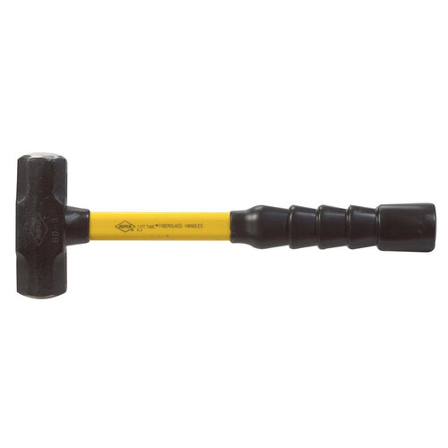 Sledge Hammer 3 lb Steel 14" Fiberglass Handle