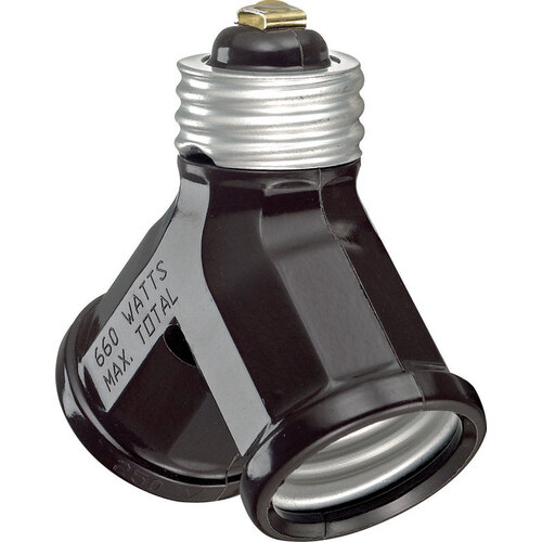 Socket Adapter Plastic Medium Base