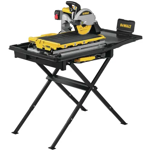 Wet Tile Saw with Stand 15 amps Corded 10"