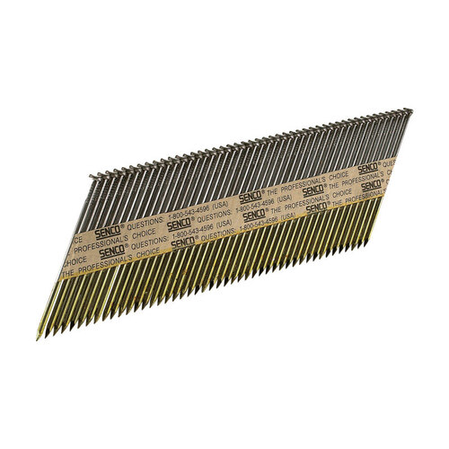 Senco KC28APBX Framing Nails 3-1/4" L Angled Strip Bright 34 deg Bright