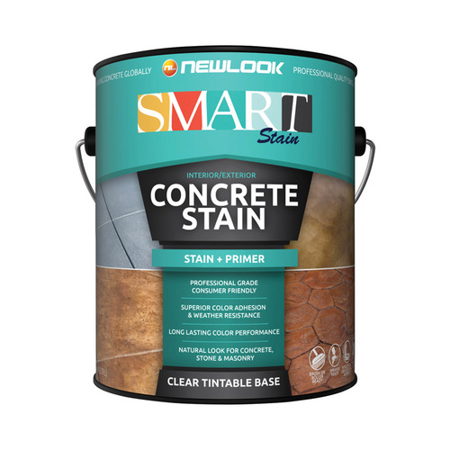 NewLook SMRTBASE1GAL-XCP4 Concrete Stain SmartStain Clear Acrylic 1 gal ...