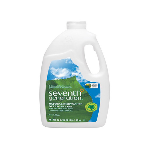 SEVENTH GENERATION 67231037 Dishwasher Detergent Free & Clear Scent Gel 42 oz