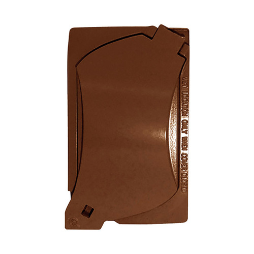 Sigma Engineered Solutions 14147BR Universal Cover Rectangle Metal 1 gang Wet Locations Bronze