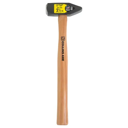 Blacksmith Hammer 2.5 lb Steel Cross Peen 16" Hickory Handle