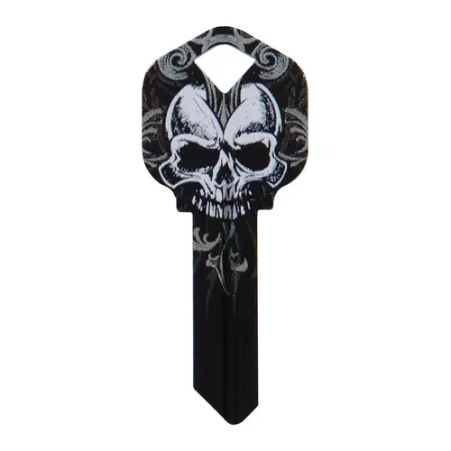 Universal Key Blank Wackey Skull House/Office Single - pack of 6