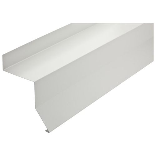 National Hardware N145-557 Box Rail Flashing White Steel White