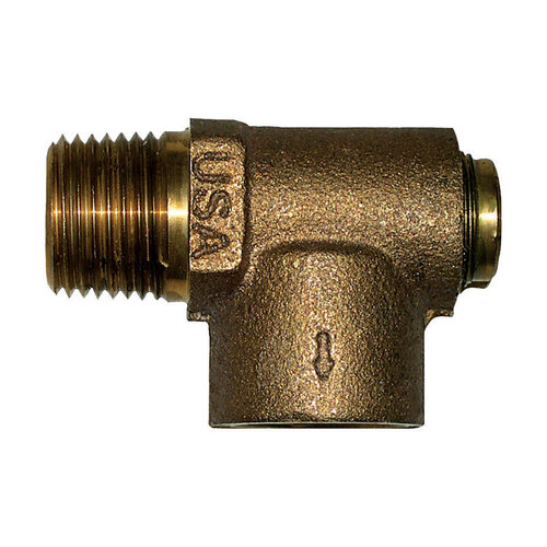 Relief Valve 1/2" Threaded Brass