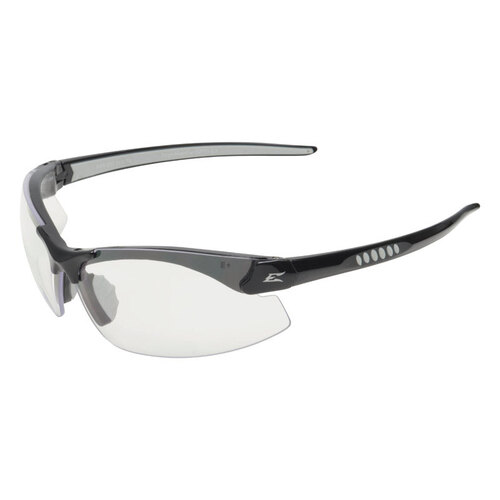 Edge Eyewear DZ111G2 Safety Glasses G2 Clear Lens Black Frame