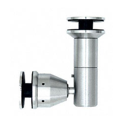 CRL RB55SPS Polished Stainless 90 Degree Swivel Glass-to-Glass Fitting for 1/2" Glass