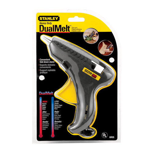 Stanley GR25-2 GLUE GUN TRIGGER FEED DUALMELT Yellow