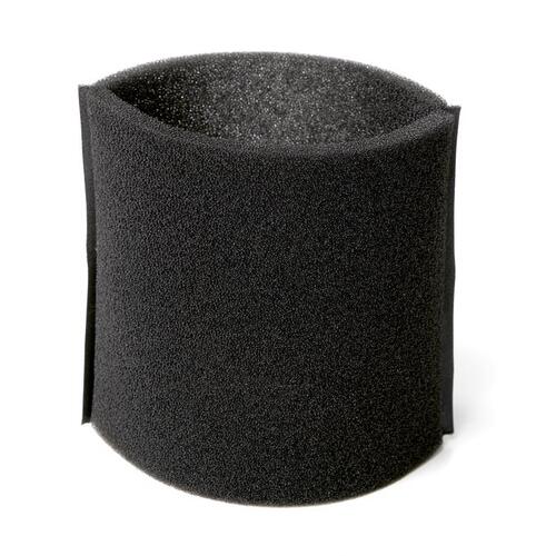 Wet/Dry Vac Foam Filter Sleeve 2" L X 7" W Black
