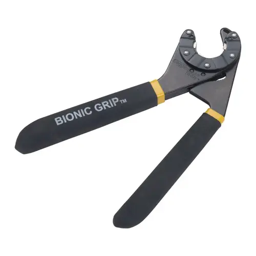 LoggerHead Tools BG8-01R-01 Adjustable Wrench Bionic Grip Metric and SAE 8" L Black