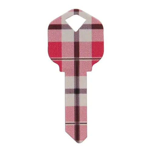 Universal Key Blank Wackey Plaid House/Office Single - pack of 6