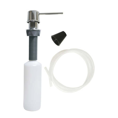 Danco 9D00010037 A Soap Dispenser with Nozzle, 12 oz Capacity, Metal/Plastic, Chrome