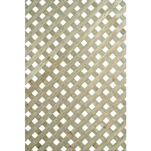 Lattice Panel Privacy 8 ft. W X 4 ft. L Brown Wood Brown