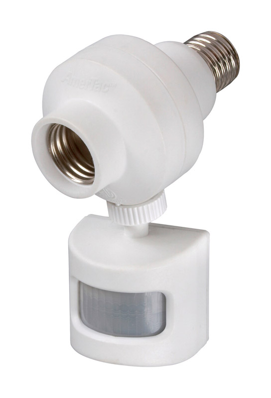 Westek OMLC163BC Light Control, 120 V, Motion Sensor, 180 deg Sensing, 30 ft Sensing, White