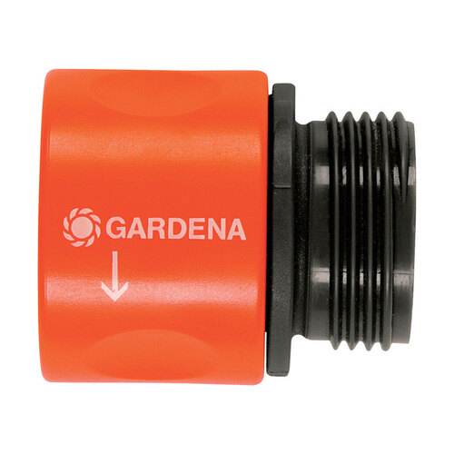 Gardena 36917 Hose Connector 5/8 and 1/2" Nylon/ABS Threaded Female
