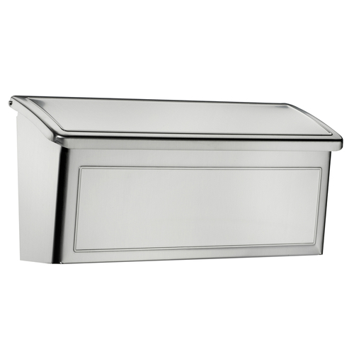 Mailbox Venice Stainless Steel Wall Mount Silver Silver