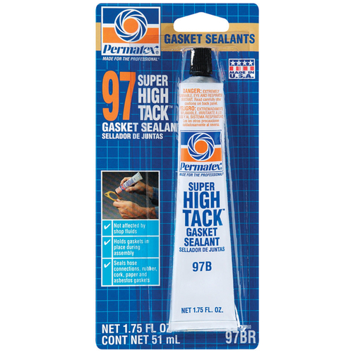 PERMATEX 80060 Gasket Sealant Super High Tack Type1 1.75 oz Blue