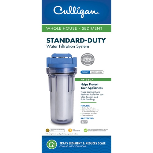 Culligan HF-360A Filter System Whole House For