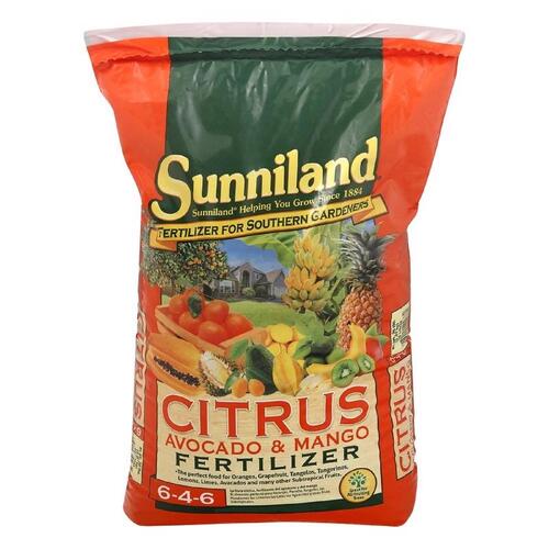 Sunniland 120239 Plant Fertilizer Avocado and Mango 6-4-6 40 lb