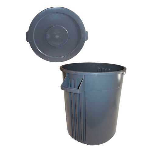 IMPACT 773233CO-XCP4 Garbage Can Gator 32 gal Gray Plastic Lid Included Animal Proof/Animal Resistant Gray - pack of 4