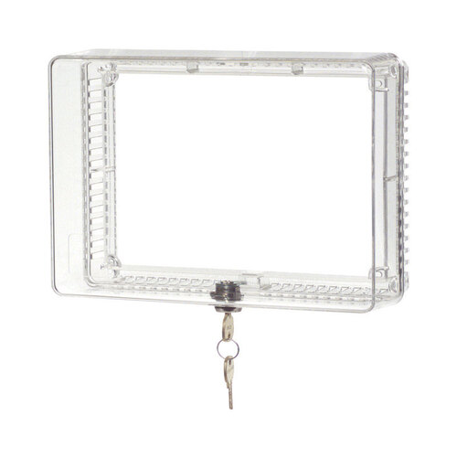 Thermostat Guard with Inner Shelf, Plastic