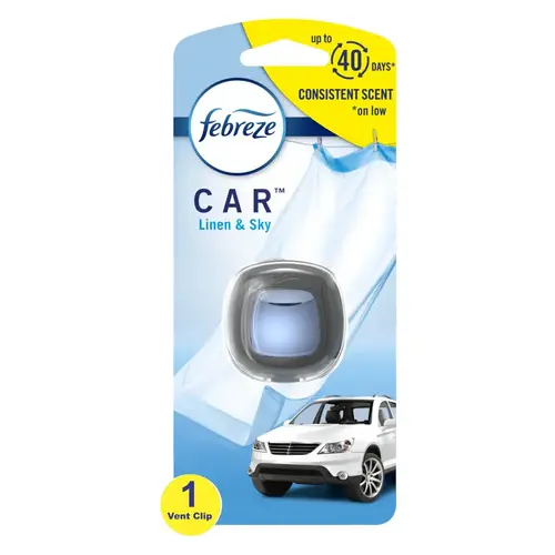 Car Air Freshener Car Linen and Sky 0.06 oz Liquid - pack of 8