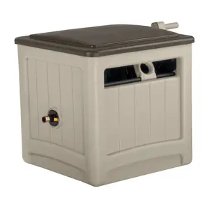 Suncast Smart Tube 225 ft. Beige Free Standing Hideaway Hose Reel Suncast Smart Tube 225 ft. Beige Free Standing Hideaway Hose Reel