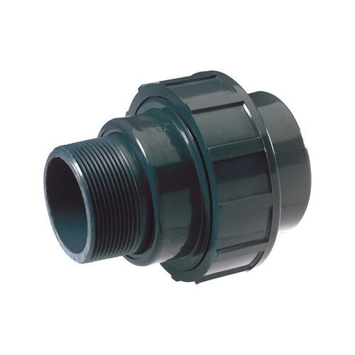 NDS U1000SM Union Schedule 80 1" MIPT each X 1" D Hub PVC