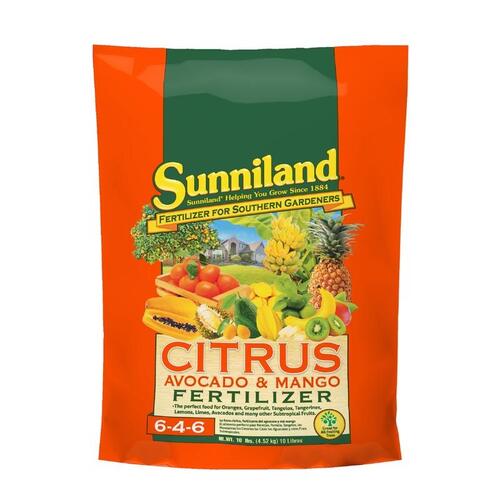 Sunniland 120237 Plant Fertilizer Avocado and Mango 6-4-6 10 lb