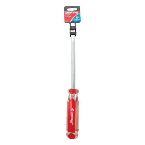 Screwdriver 3/8" X 8" L Red