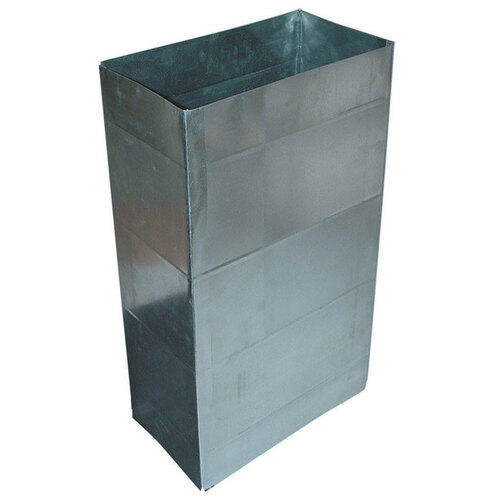 Duct 24" L Galvanized Steel Silver