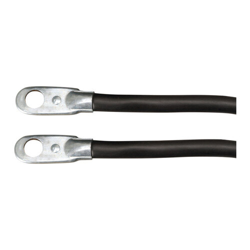 Battery Cable 4 Ga. 24" Lug To Lug Black