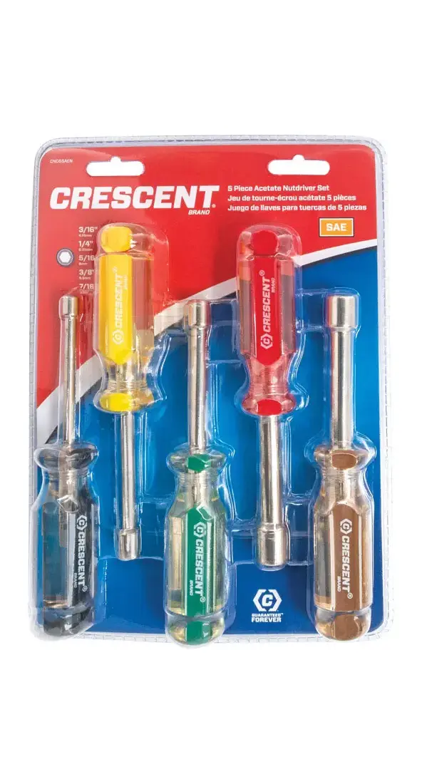 Crescent CND5MM Steckschlüssel-Set – 5-teilig In Metrischen Maßen Für Alle Heimwerker-Projekte